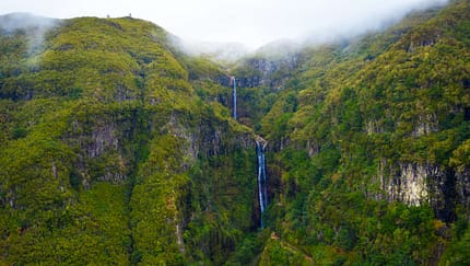 Risco Wasserfall Madeira Insel Portugal Wandern Urlaub