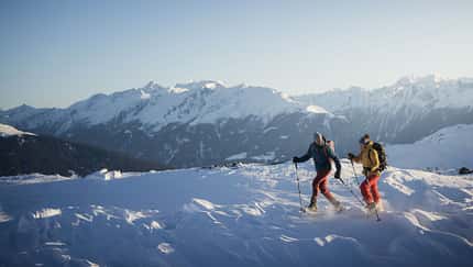 Schneeschuhwanderung in STERZING-RATSCHINGS-GOSSENSASS, Südtirol, Italien
