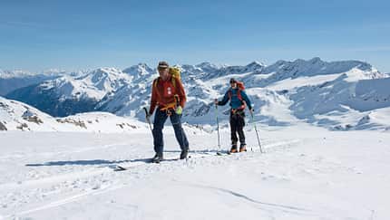 Skitour Winter Schnee Südtirol Italien Alpen Zufallhütte Cevedale Langenferner