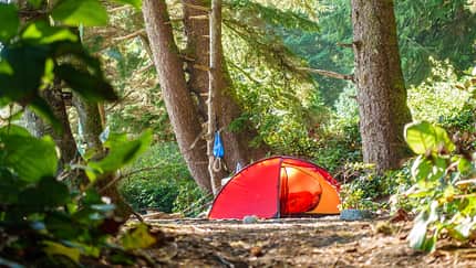 Auf dem Juan de Fuca Marine Trail in Kanada