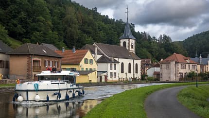 Hausboot-Tour durchs Elsass