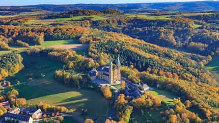  Bad Staffelstein im oberfränkischen Landkreis Lichtenfels, Bayern, Deutschland