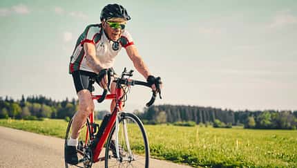 Rennrad-Fahrer Karl Zenger aus Oberbayern