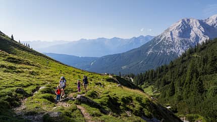 Mehrtagestour Gaistal, Tirol, Österreich Mehrtagestour Gaistal, Tirol, Österreich