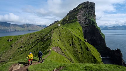 Kallur-Leuchtturm auf den Färöer Inseln