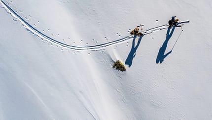 Spuren auf Skitour Spuren auf Skitour