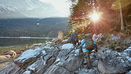 Bergwandern im Winter
