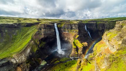 Wasserfall Háifoss auf Island Wasserfall Háifoss auf Island