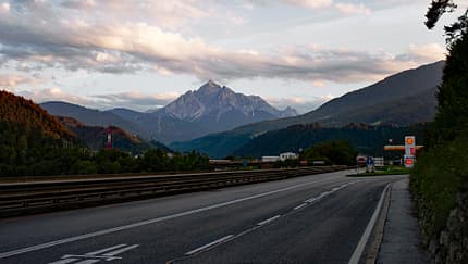 Innsbruck, Brenner-Bundesstraße, Serles, Tirol 