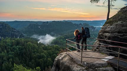 Malerweg Elbsandsteingebirge - Etappe3 - Felsenburg Malerweg Elbsandsteingebirge - Etappe3 - Felsenburg