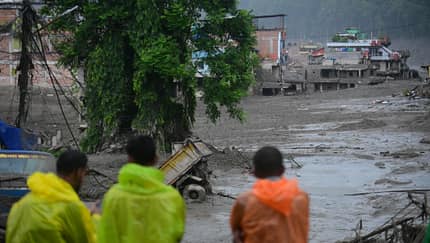 Flash floods on Nepal-China border Flash floods on Nepal-China border