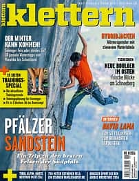 KL klettern Magazin 8 - 2018 cover titel