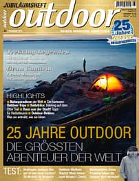 OD 1113 November Titel Heft Jubiläumsausgabe 25 Jahre outdoor