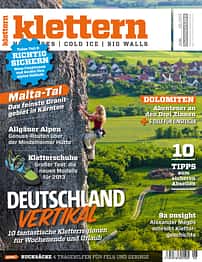 KL klettern Magazin Juni 2013 Cover Titel