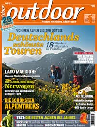 OD 0413 outdoor Heft Titel Magazin Cover April