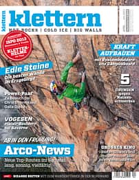 KL Das neue Heft April 2013 klettern Cover Titel