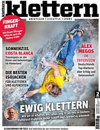 Alex Megos in seinem Flash-Versuch von Ligne claire (8c) 