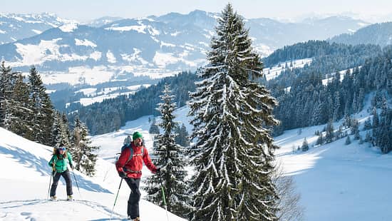 Bregenzerwald Vorarlberg Österreich Wandern Urlaub Berge Ski Skitour Winter Schnee Tristenkopf Sibratsgfäll