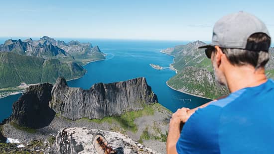 Der Grytetippen (885 m), norwegische Insel Senja
