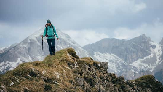 Wanderung durch die Ammergauer Alpen, Bayern, Deutschland