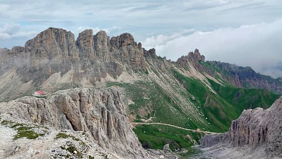 Rosengarten - Südtirol - Tierser Alpl Hütte 