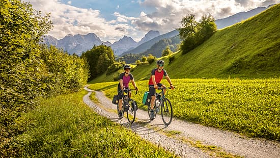 Tauernradweg in Österreich