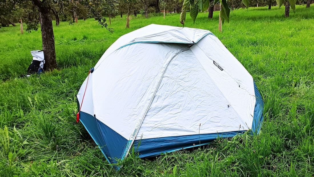Test: Quechua 2 Seconds Easy Fresh & Black Zelt
