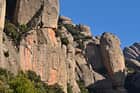Klettern in Montserrat : Riesiges Klettergebiet nordwestlich von Barcelona