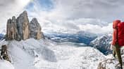OD 2017 Drei Zinnen Dolomiten Berge Alpen Winter Herbst Wanderer Wandern