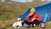 Norwegen Jotunheimen - Morgensonne im ruhigen Storådalen