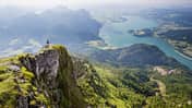 OD 0818 Salzkammergut Salzburger Land Österreich Schafberggrat