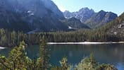 OD 0414 Südtirol Sextener Dolomiten Pragser Wildsee Südufer