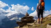 OD 2018 Schweiz Wallis Berge Bergtour Wandern Wanderer