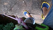 KL Vibram Five Fingers Klettertest