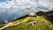 OD 2018 Gastein-Trail Weitwanderweg Österreich am Stubnerkogel mit Blick auf die Hohen Tauern (c) Gasteinertal Tourismus GmbH_100pc