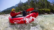 OD 2014 Packrafting Paddeln Kajak Karwendel obere Isar Wildwasser Fluss