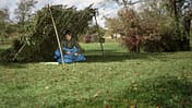 outdoor unterstand selbst gebaut bushcraft 