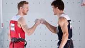 Jakob Schubert und Nathaniel Coleman Tokio 