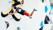 Yannick Flohé beim Boulderweltcup Brixen 2022