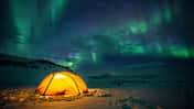 Nordlichter auf dem Kungsleden in Schweden
