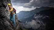 Klettersteig in den Alpen