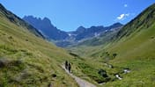 Juta Tal Chaukhi Massiv Wandern Berge Großer Kaukasus Georgien
