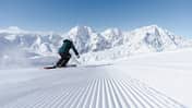 Vinschgau Südtirol Italien Schnee Wintersport Ski fahren Piste