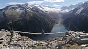 Blick auf den Schlegeisspeicher, Österreich