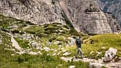 Wanderer in den Dinaren , Slowenien