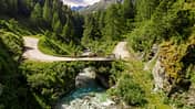 Murradweg zu Beginn im Nationalpark Hohe Tauern