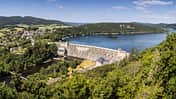 Hessen Deutschland Wanderungen Edersee Staudamm