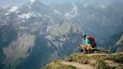 Wanderung durch die Ammergauer Alpen, Bayern, Deutschland