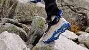 QUECHUA MH900 WP H BEIGE  BLEUE