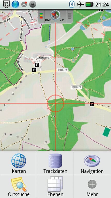 OD 0812 GPS-Navigation Handy Smartphone App Outdoor Atlas OD 0812 GPS-Navigation Handy Smartphone App Outdoor Atlas